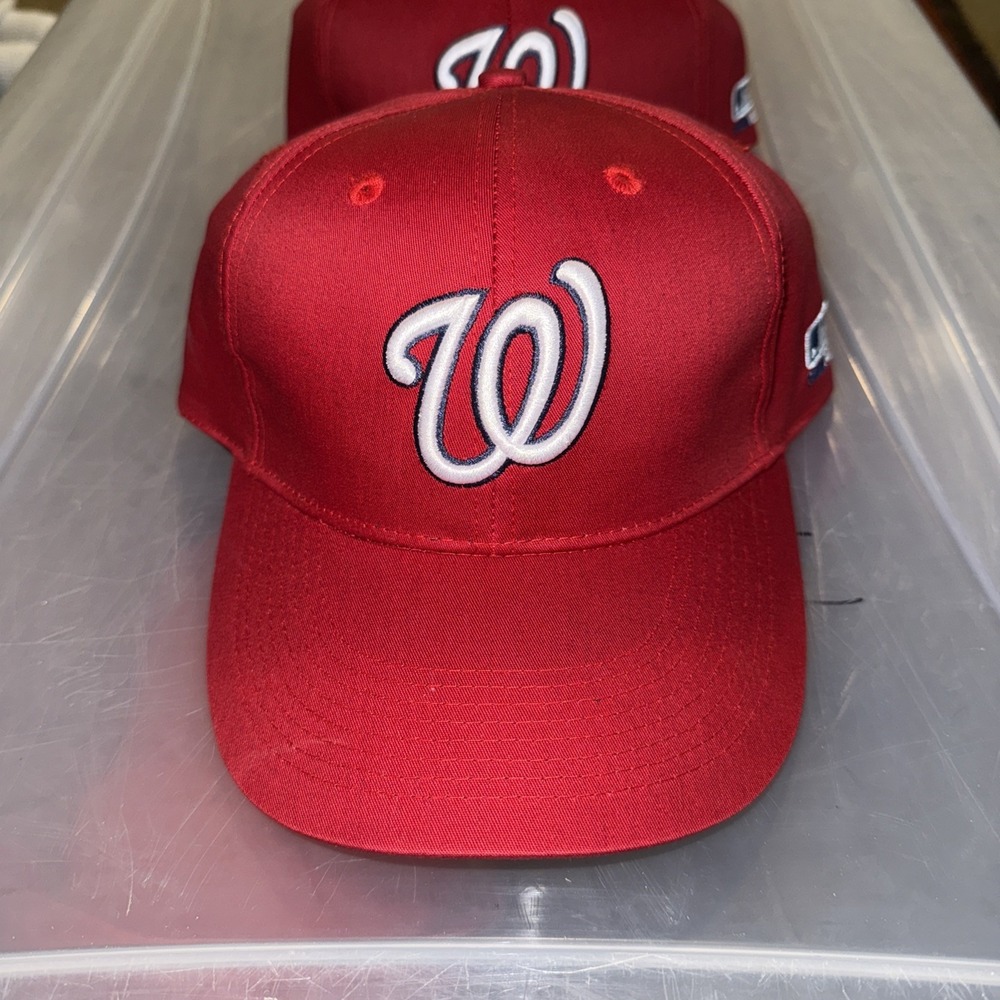 Washington Nationals Hat Adult OSFM Adjustable Red Team‎ MLB OC Sports Ball Cap